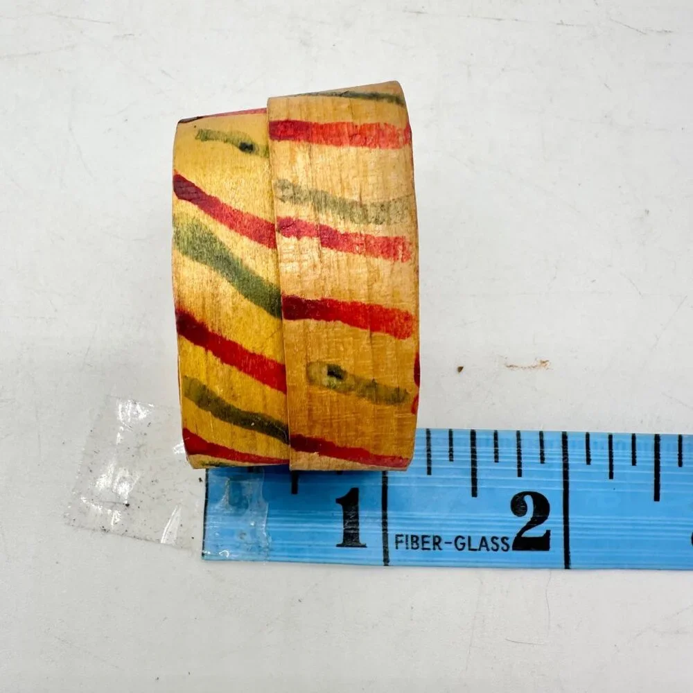 Vintage 1970s Guatemalan 1.25 In Worry Dolls Set Of 10 In Original Handmade Box